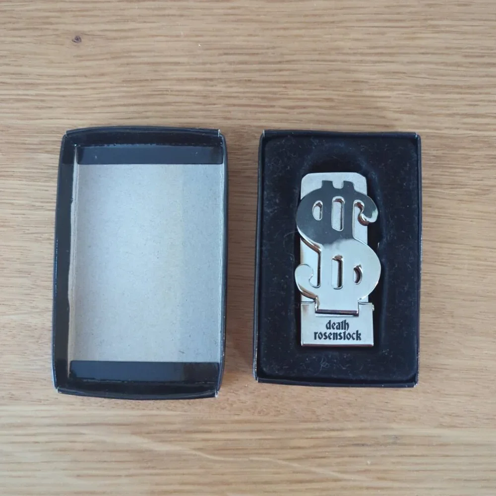 Jeff Rosenstock DEATH ROSENSTOCK Money clip RARE We Cool? Era Wallet BTMI!